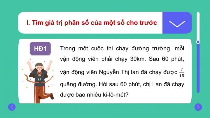 Giáo án PPT Toán 6 cánh diều Bài 10: Hai bài toán về phân số