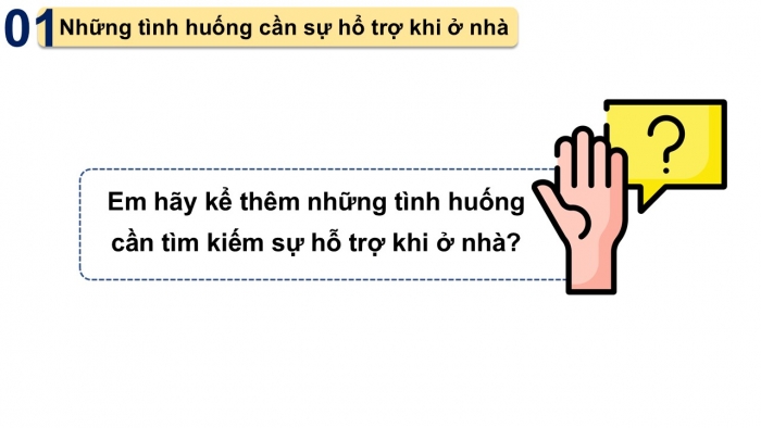 Giáo án PPT Đạo đức 2 kết nối Bài 11: Tìm kiếm sự hỗ trợ khi ở nhà