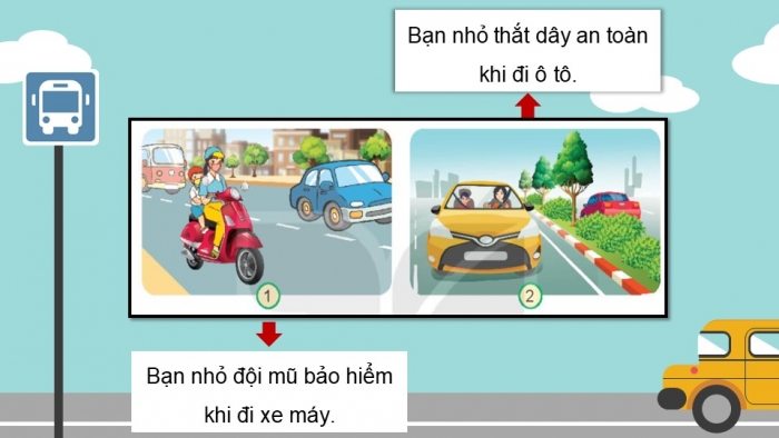 Giáo án PPT Tự nhiên và Xã hội 2 kết nối Bài 14: Cùng tham gia giao thông