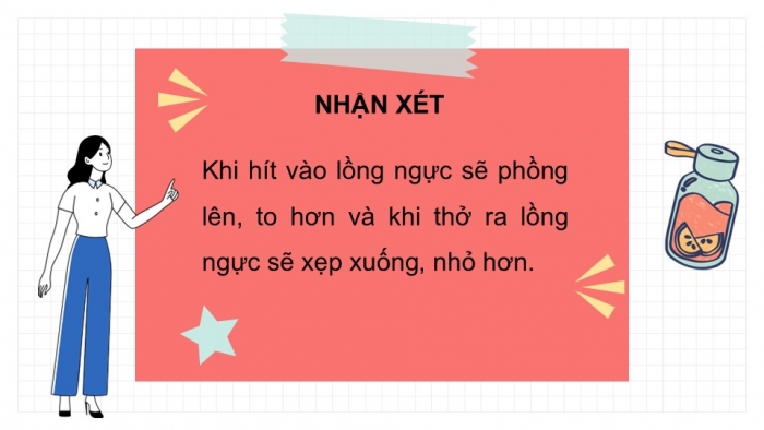 Giáo án PPT Tự nhiên và Xã hội 2 kết nối Bài 23: Tìm hiểu cơ quan hô hấp