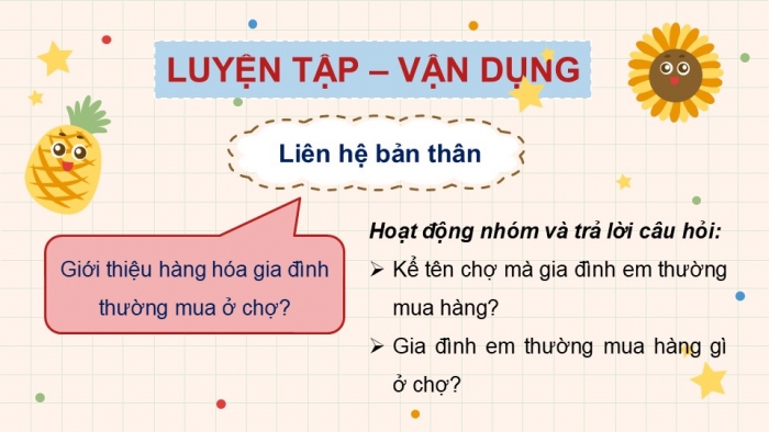 Giáo án PPT Tự nhiên và Xã hội 2 cánh diều Bài 10: Mua, bán hàng hóa