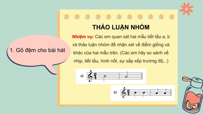 Giáo án PPT Âm nhạc 6 chân trời Tiết 6: Kí hiệu âm bằng hệ thống chữ cái Latin, Nhạc cụ thể hiện tiết tấu Bài thực hành số 2, Sáo recorder và Kèn phím Bài thực hành số 1