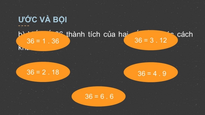 Giáo án PPT Toán 6 chân trời Bài 9: Ước và bội