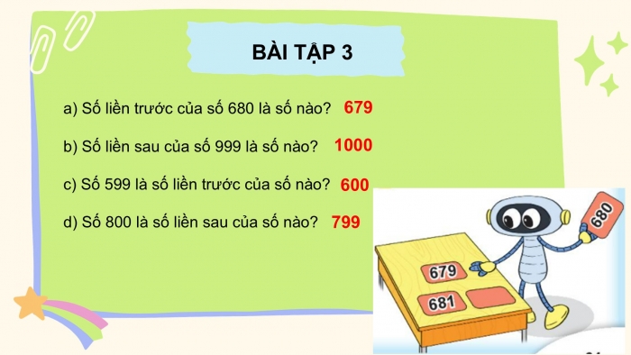 Giáo án PPT Toán 2 kết nối Bài 54: Luyện tập chung