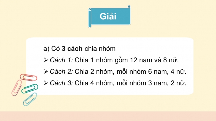 Giáo án PPT Toán 6 chân trời Bài 12: Ước chung. Ước chung lớn nhất