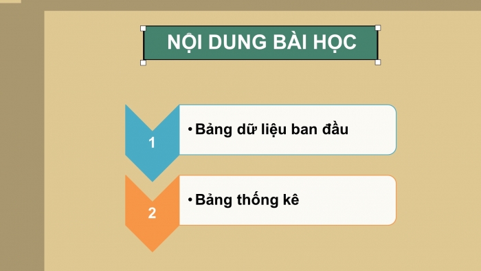 Giáo án PPT Toán 6 chân trời Bài 2: Biểu diễn dữ liệu trên bảng