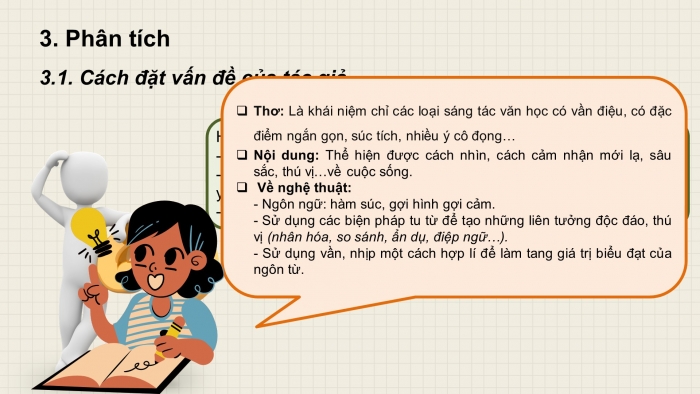 Giáo án PPT Ngữ văn 6 chân trời Bài 3: Làm một bài thơ lục bát