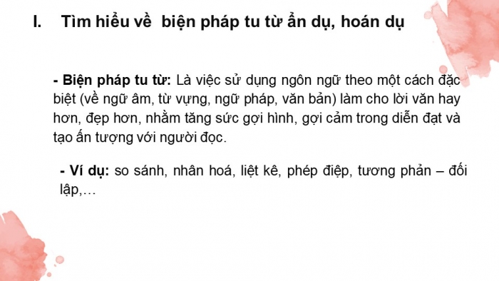 Giáo án PPT Ngữ văn 6 chân trời Bài 5: Thực hành tiếng Việt