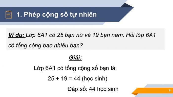 Giáo án PPT Toán 6 kết nối Bài 4: Phép cộng và phép trừ số tự nhiên