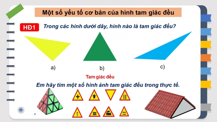 Giáo án PPT Toán 6 kết nối Bài 18: Hình tam giác đều. Hình vuông. Hình lục giác đều