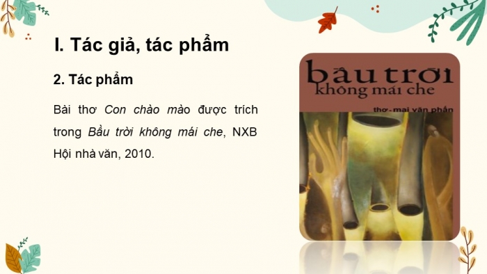 Giáo án PPT Ngữ văn 6 kết nối Bài 3: Con chào mào