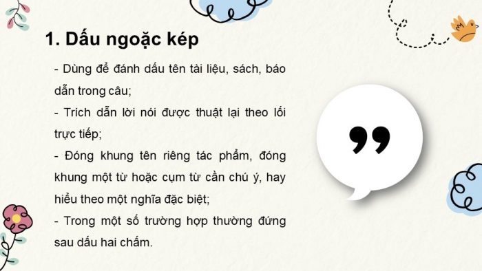 Giáo án PPT Ngữ văn 6 kết nối Bài 5: Dấu câu, Biện pháp tu từ