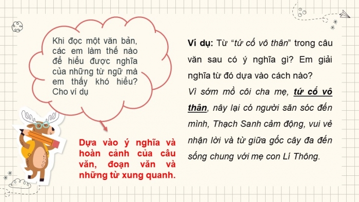 Giáo án PPT Ngữ văn 6 kết nối Bài 7: Nghĩa của từ ngữ