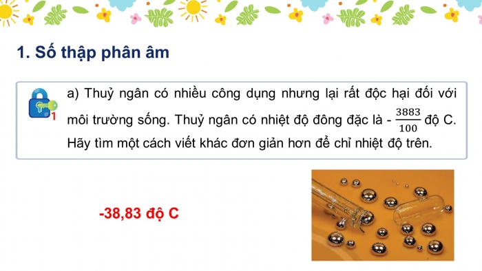 Giáo án PPT Toán 6 chân trời Bài 1: Số thập phân