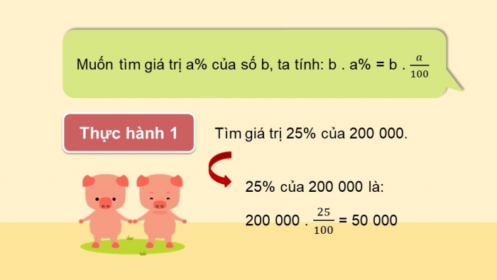 Giáo án PPT Toán 6 chân trời Bài 5: Bài toán về tỉ số phần trăm