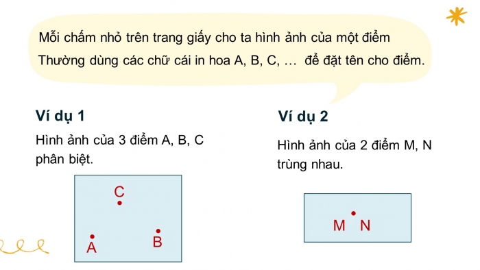 Giáo án PPT Toán 6 chân trời Bài 1: Điểm. Đường thẳng