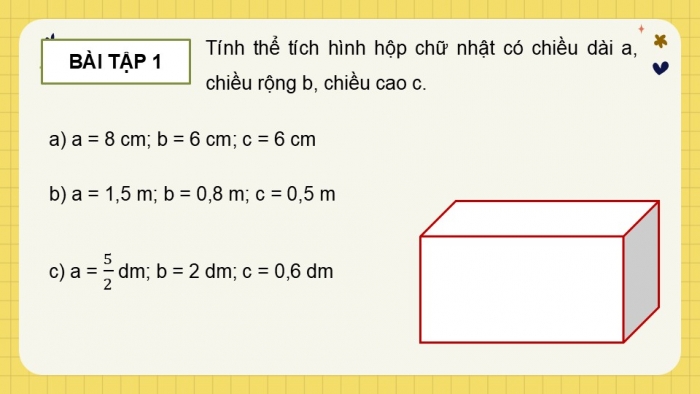 Giáo án điện tử Toán 5 cánh diều Bài 66: Luyện tập