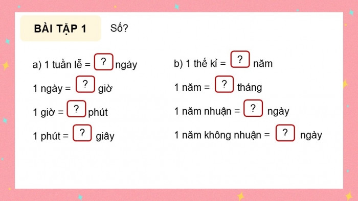 Giáo án điện tử Toán 5 cánh diều Bài 68: Ôn tập về các đơn vị đo thời gian