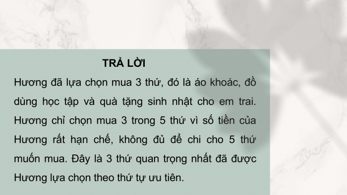 Giáo án PPT HĐTN 6 kết nối Tuần 16: Chi tiêu hợp lí