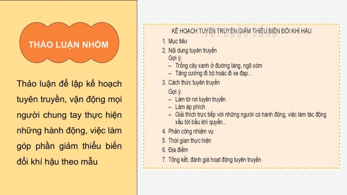 Giáo án PPT HĐTN 6 kết nối Tuần 28: Ứng phó với biến đổi khí hậu (tiếp)