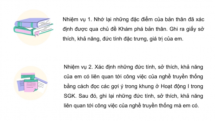 Giáo án PPT HĐTN 6 kết nối Tuần 33: Em với nghề truyền thống