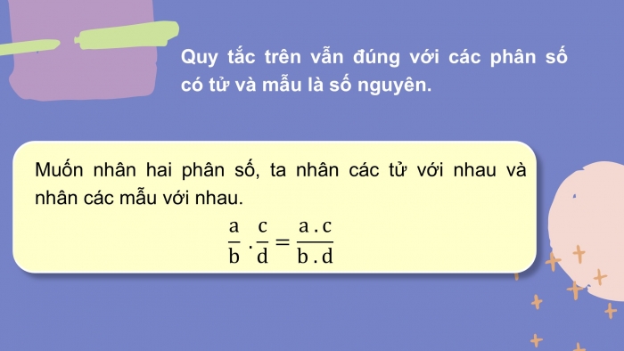 Giáo án PPT Toán 6 kết nối Bài 26: Phép nhân và phép chia phân số