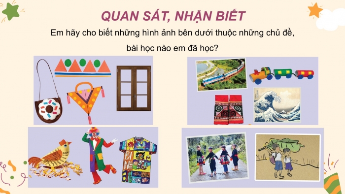 Giáo án PPT Mĩ thuật 2 cánh diều Bài 17: Cùng nhau ôn tập học kì 2