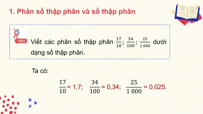 Giáo án PPT Toán 6 kết nối Bài 28: Số thập phân