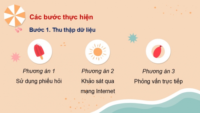 Giáo án PPT Toán 6 kết nối Thực hành trải nghiệm: Hoạt động thể thao nào được yêu thích nhất trong hè?