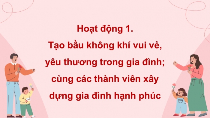 Giáo án điện tử Hoạt động trải nghiệm 9 cánh diều Chủ đề 6 - Hoạt động giáo dục 1: Xây dựng gia đình hạnh phúc