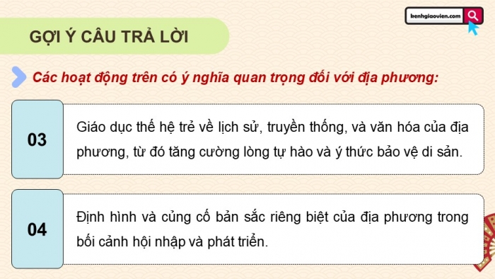 Giáo án điện tử Hoạt động trải nghiệm 9 chân trời bản 2 Chủ đề 5 Tuần 21