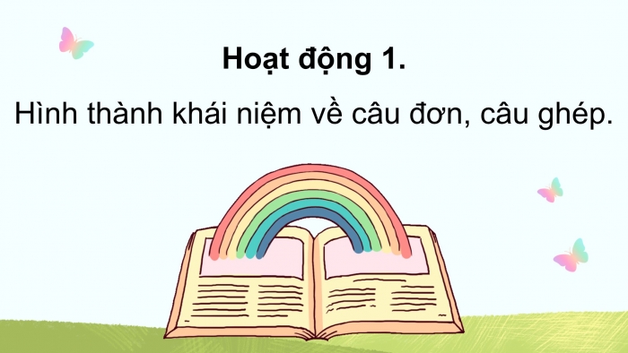 Giáo án điện tử Tiếng Việt 5 cánh diều Bài 11: Câu đơn và câu ghép