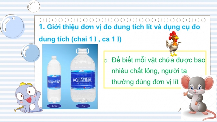 Giáo án PPT Toán 2 chân trời bài Lít