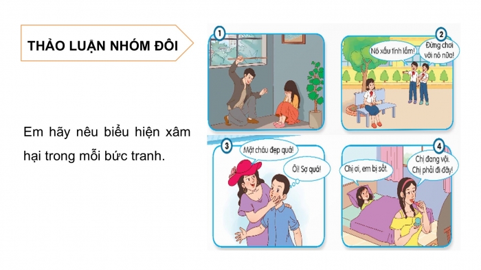 Giáo án điện tử Đạo đức 5 chân trời Bài 10: Em nhận diện biểu hiện xâm hại