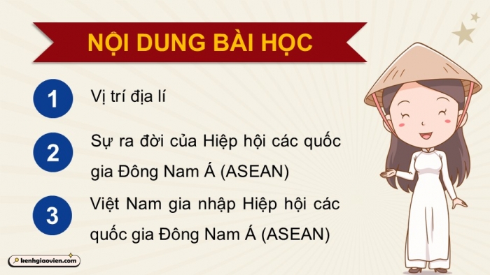 Giáo án điện tử Lịch sử và Địa lí 5 chân trời Bài 20: Hiệp hội các quốc gia Đông Nam Á (ASEAN)