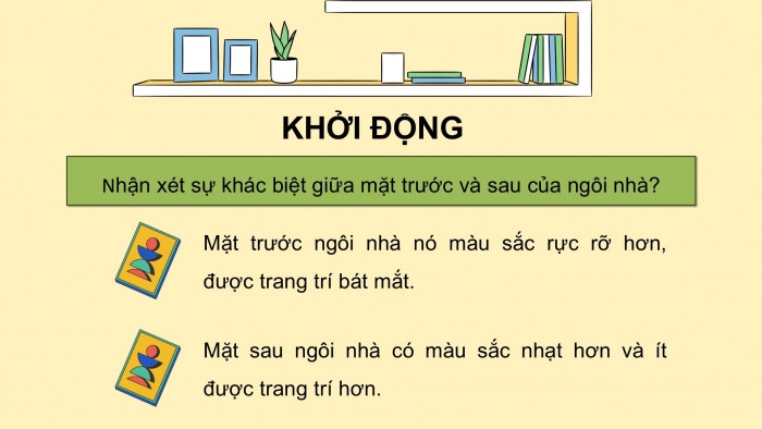 Giáo án điện tử Mĩ thuật 5 chân trời bản 1 Bài 3: Vẻ đẹp của mặt trước ngôi nhà