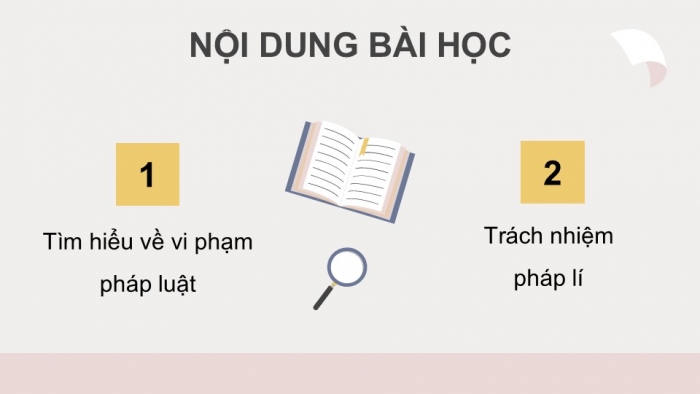 Giáo án điện tử Công dân 9 cánh diều Bài 9: Vi phạm pháp luật và trách nhiệm pháp lí