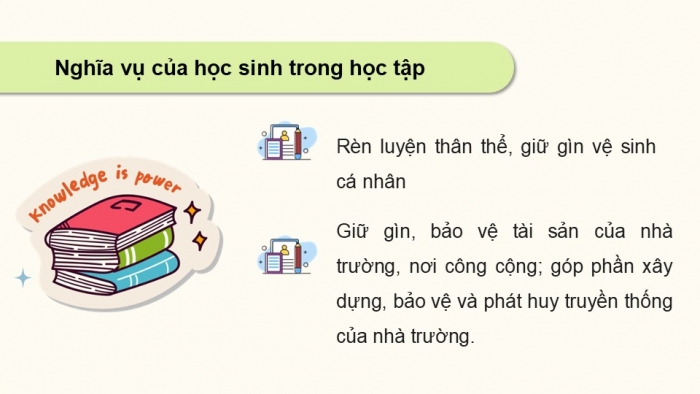 Giáo án điện tử Kinh tế pháp luật 12 cánh diều Bài 11: Quyền và nghĩa vụ học tập của công dân