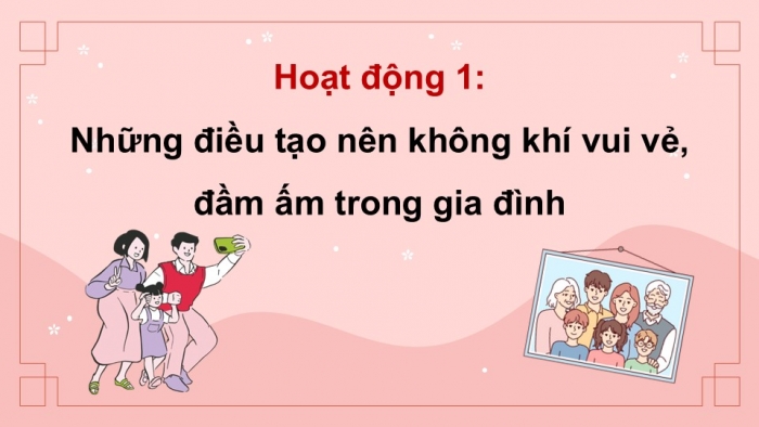 Giáo án điện tử Hoạt động trải nghiệm 5 kết nối Chủ đề Gia đình đầm ấm - Tuần 19