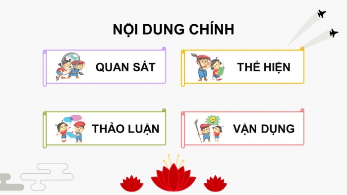 Giáo án điện tử Mĩ thuật 5 kết nối Chủ đề 8: Vì một thế giới hoà bình