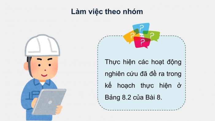 Giáo án điện tử chuyên đề Công nghệ 12 Điện - Điện tử Kết nối Bài 9: Triển khai và báo cáo kết quả dự án thiết kế và chế tạo robot tự hành