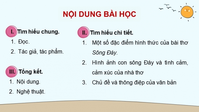 Giáo án điện tử Ngữ văn 9 chân trời Bài 10: Sông Đáy (Nguyễn Quang Thiều)