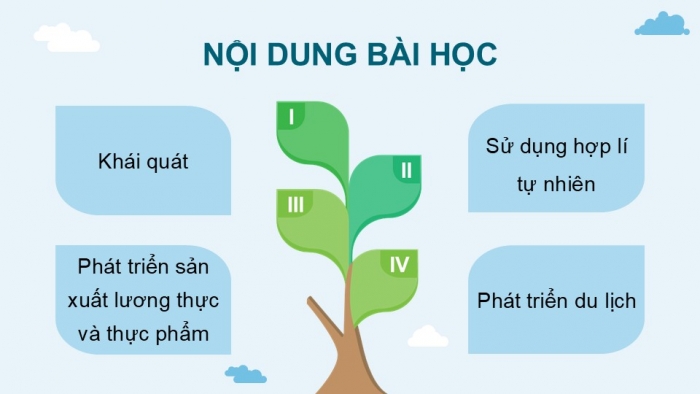 Giáo án điện tử Địa lí 12 kết nối Bài 30: Sử dụng hợp lí tự nhiên để phát triển kinh tế ở Đồng bằng sông Cửu Long