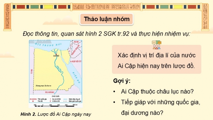 Giáo án điện tử Lịch sử và Địa lí 5 chân trời Bài 23: Văn minh Ai Cập