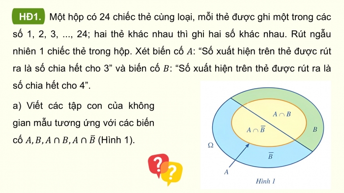 Giáo án điện tử Toán 12 cánh diều Bài 2: Công thức xác suất toàn phần. Công thức Bayes