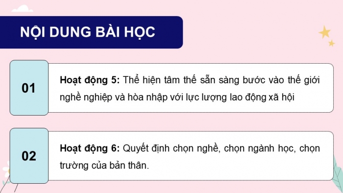 Giáo án điện tử Hoạt động trải nghiệm 12 kết nối Chủ đề 10 Tuần 3