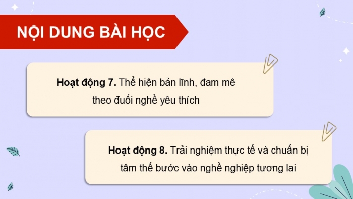 Giáo án điện tử Hoạt động trải nghiệm 12 kết nối Chủ đề 10 Tuần 4