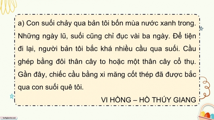 Giáo án điện tử Tiếng Việt 5 cánh diều Bài 16: Luyện tập liên kết câu bằng cách lặp từ ngữ