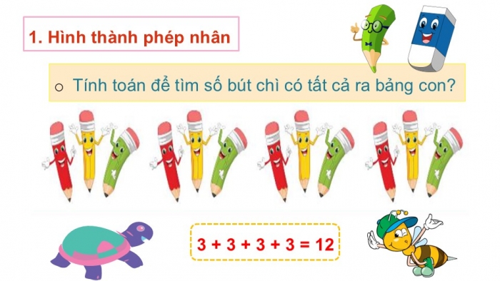 Giáo án PPT Toán 2 chân trời bài Phép nhân