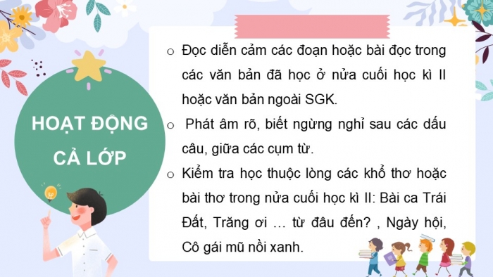 Giáo án điện tử Tiếng Việt 5 cánh diều Bài 19: Ôn tập cuối năm học (Tiết 11)